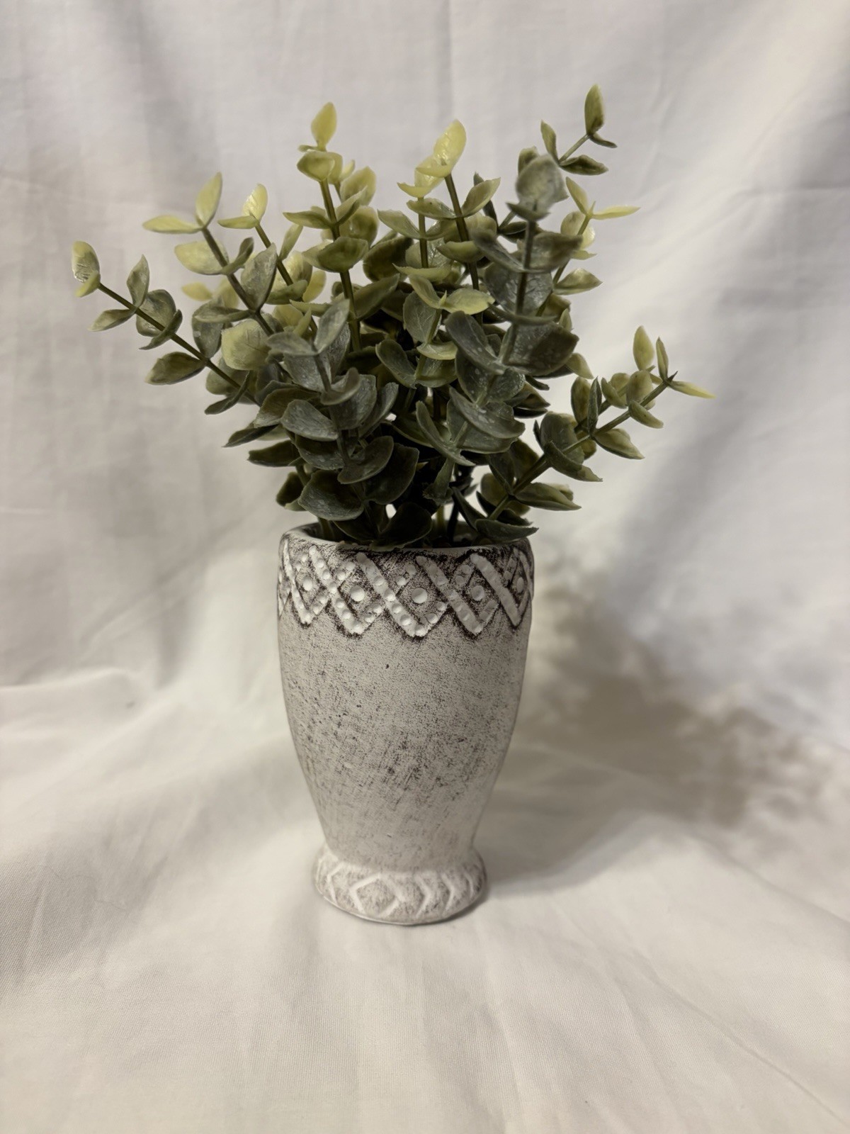 Mask Face Planter with Artificial Succulent – No Water Needed!