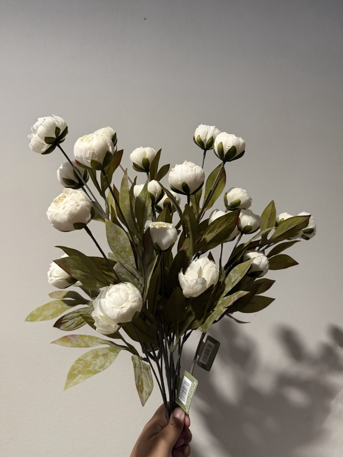 Michael’s Ashland Cream Viral Peony Stems Set of 4 New