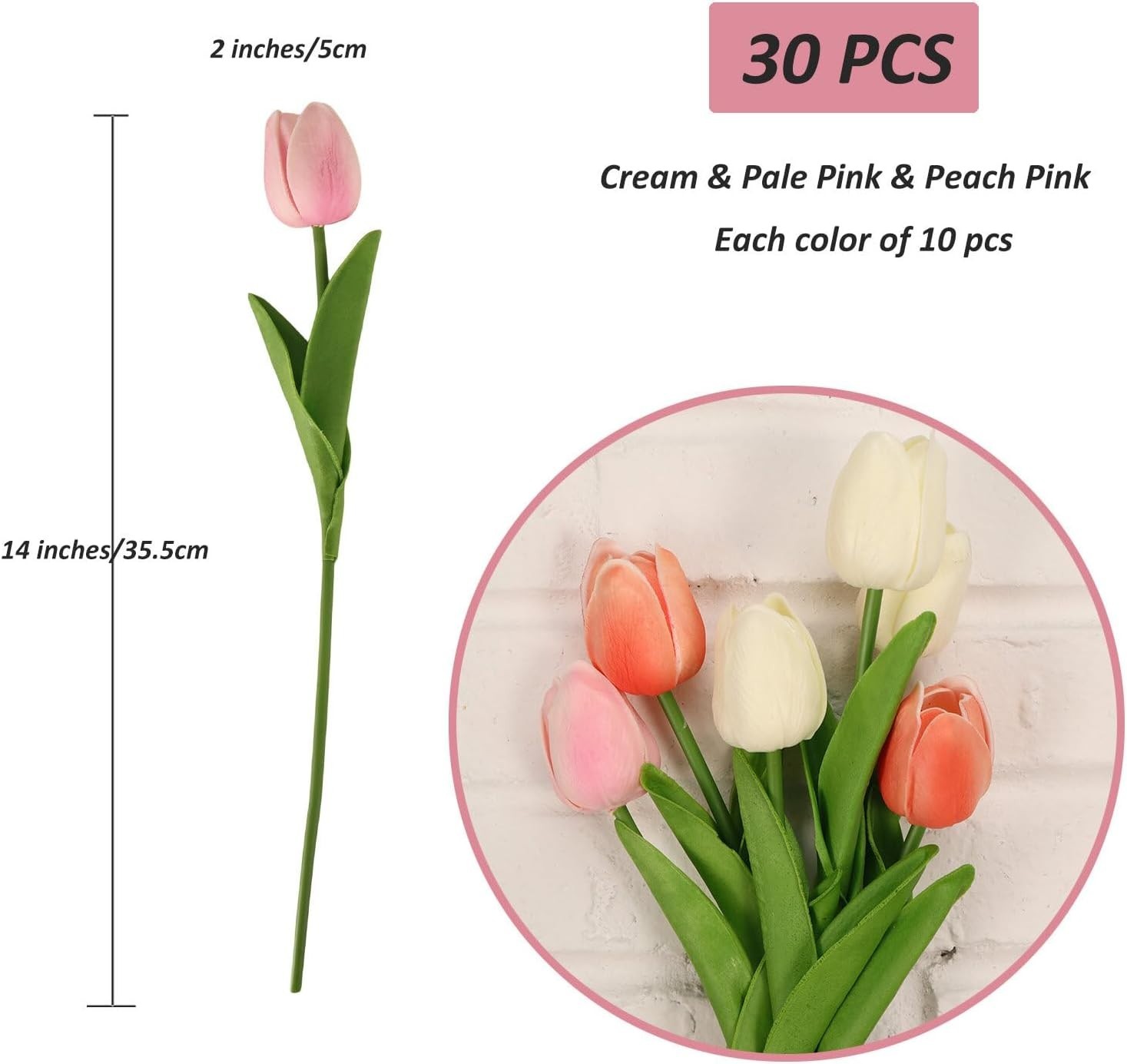 Elegant Faux Tulips Arrangements – Dining Room Decor