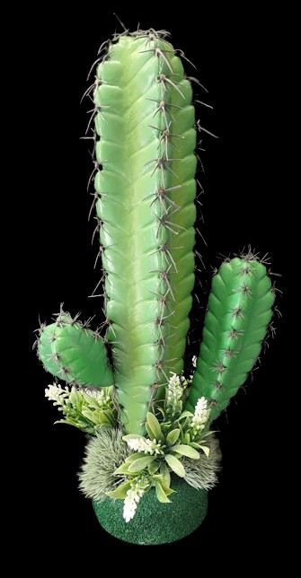15″ Artificial column cactus.