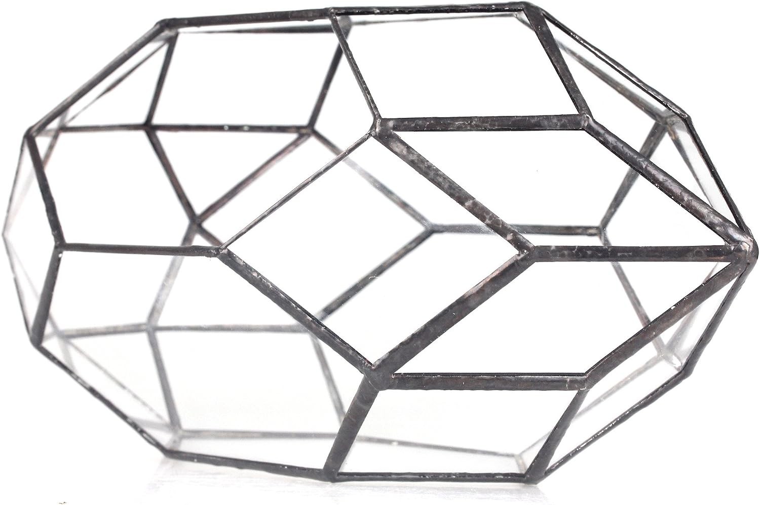 Contemporary 6.5×5.9×11 Glass Terrarium – Perfect for Succulents & Air Plants