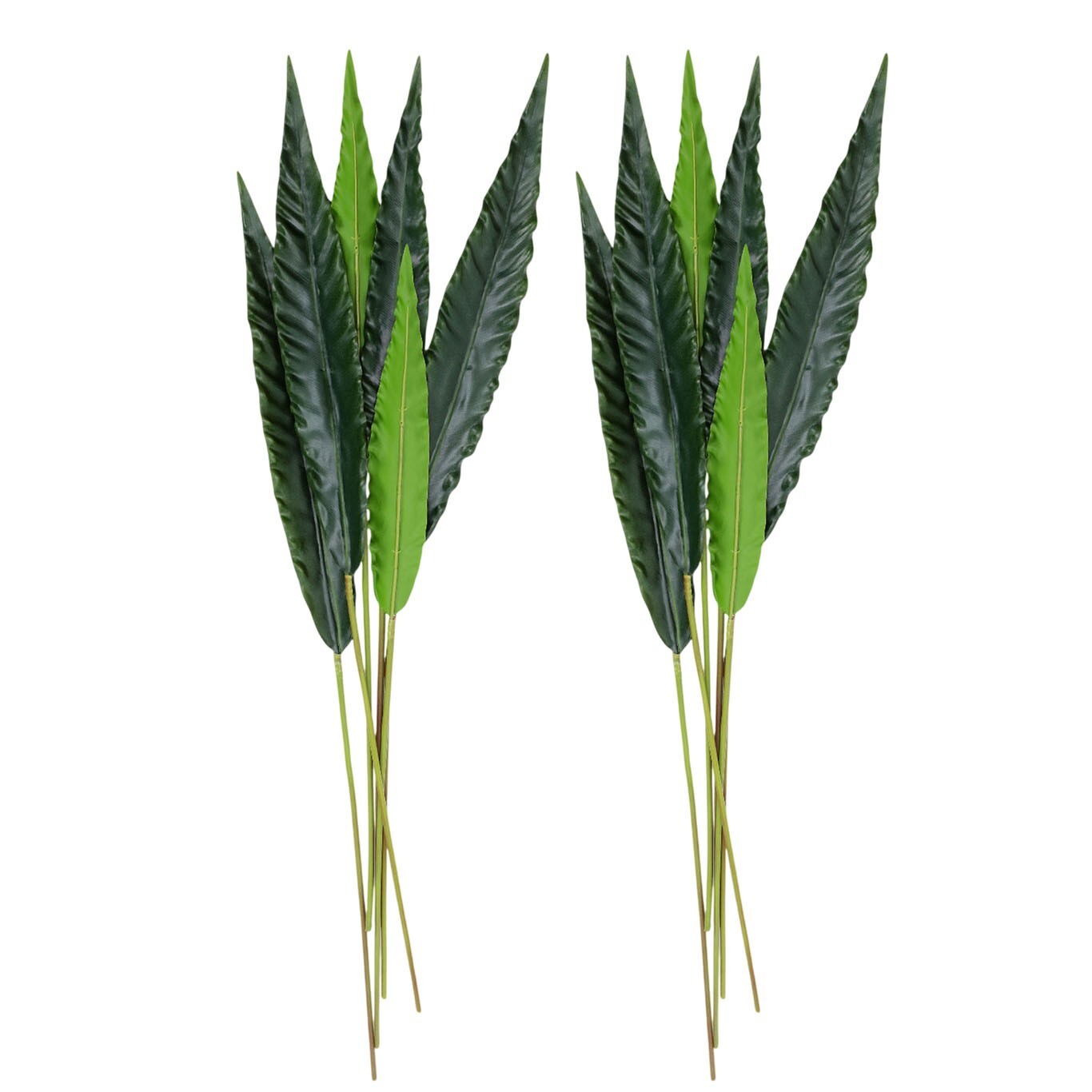 12-stems /29″ Artificial Bird’s Nest Fern Asplenium for Indoor and outdoor decor