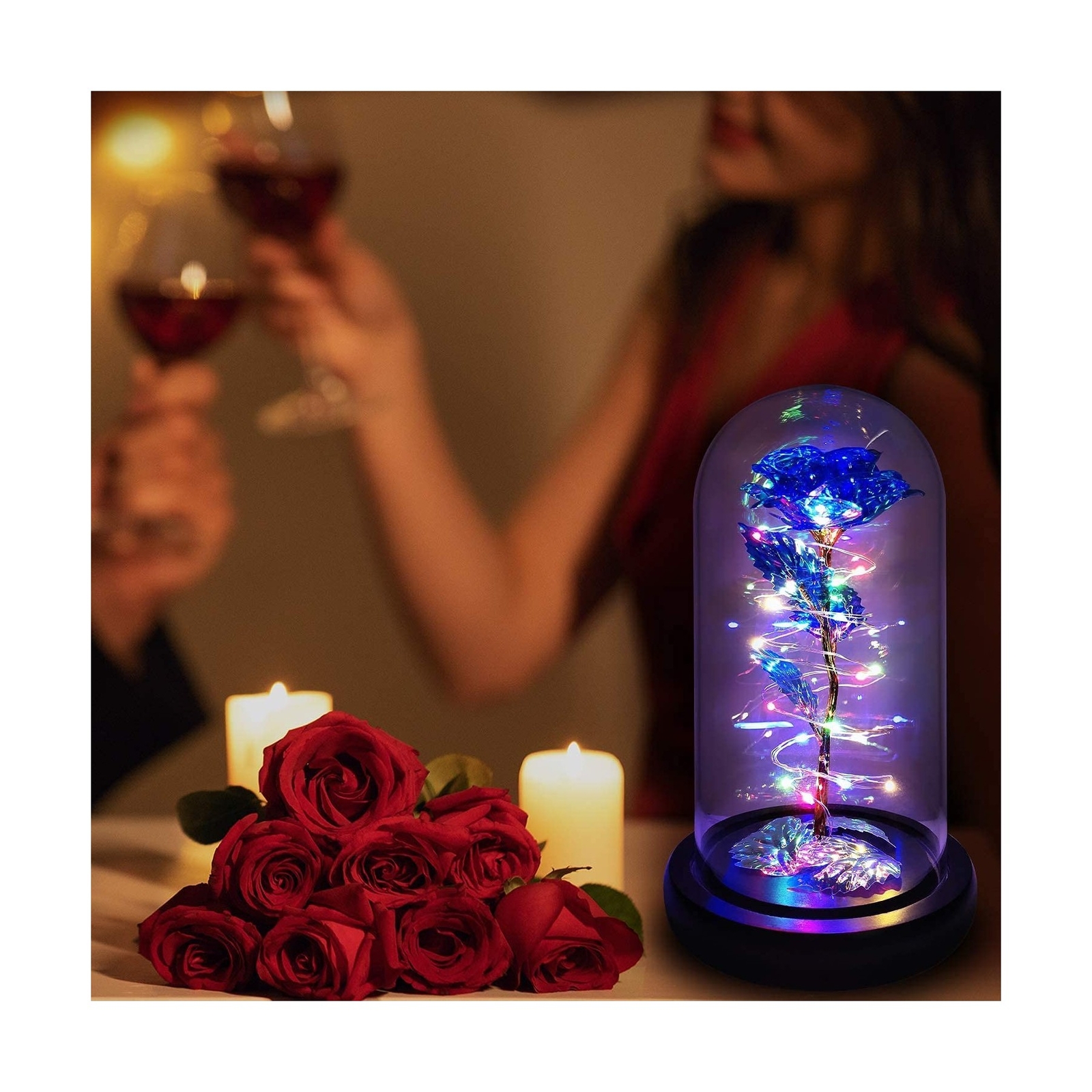 Valentines Day Roses Gifts for Womens,Romantic Rose Gifts for Her, Women Birt…