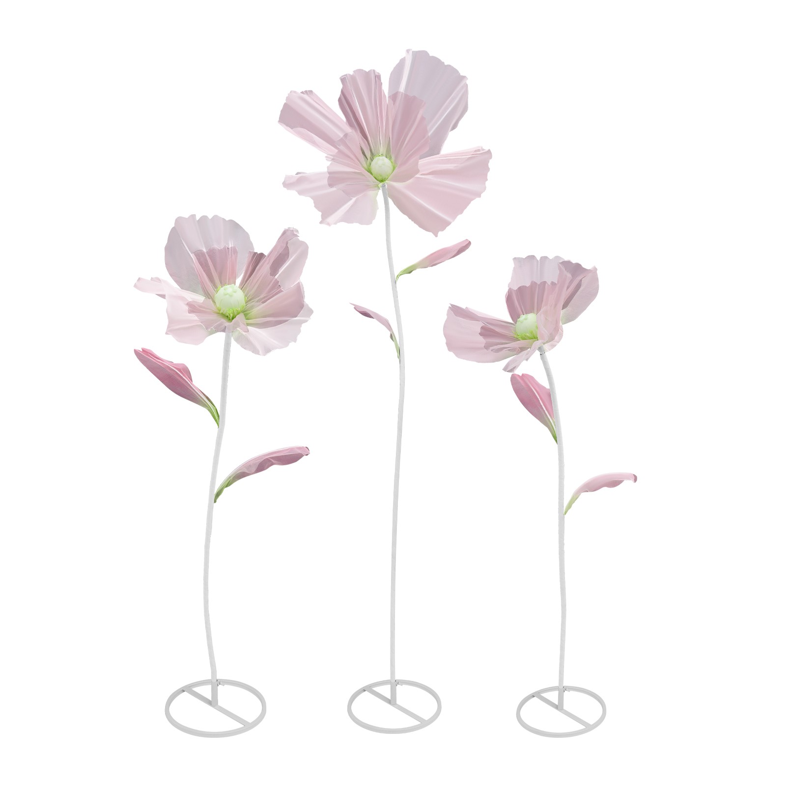 Giant Artificial Flower Decoration for Wedding Background, Artificial Flowers