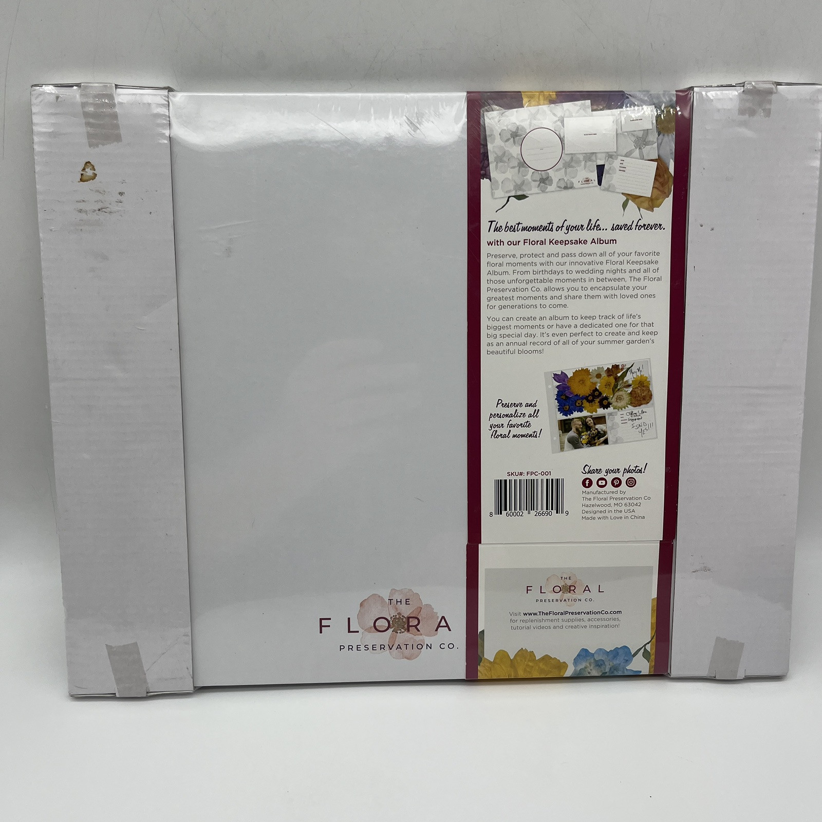 The Floral Preservation Co. Floral Keepsake Album