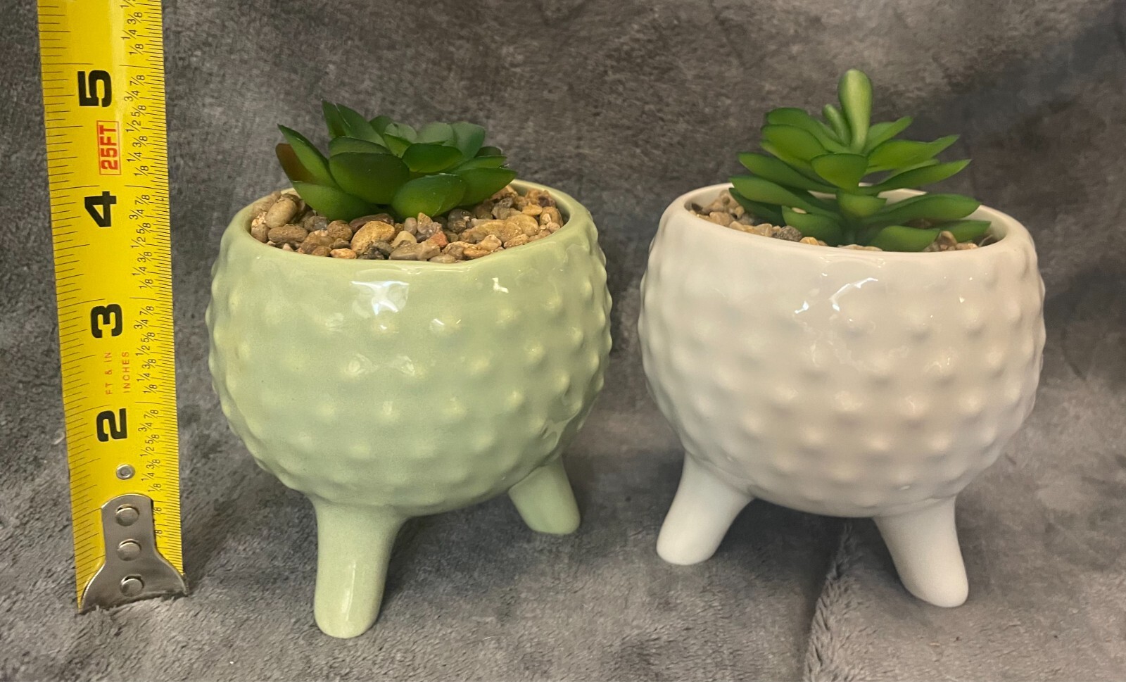 True Living 4 Pack Decorative Office Desk Succulent Arrangement-Open Box