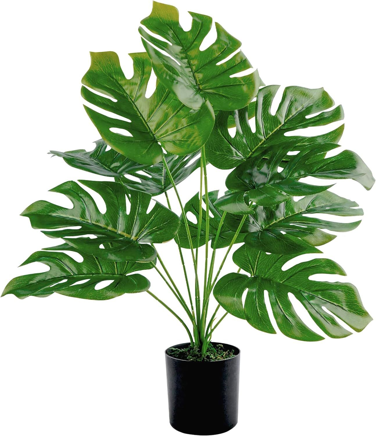 19 Large Fake Plants Artificial Palm Tree in Pot for Indoor and Outdoor Home Off