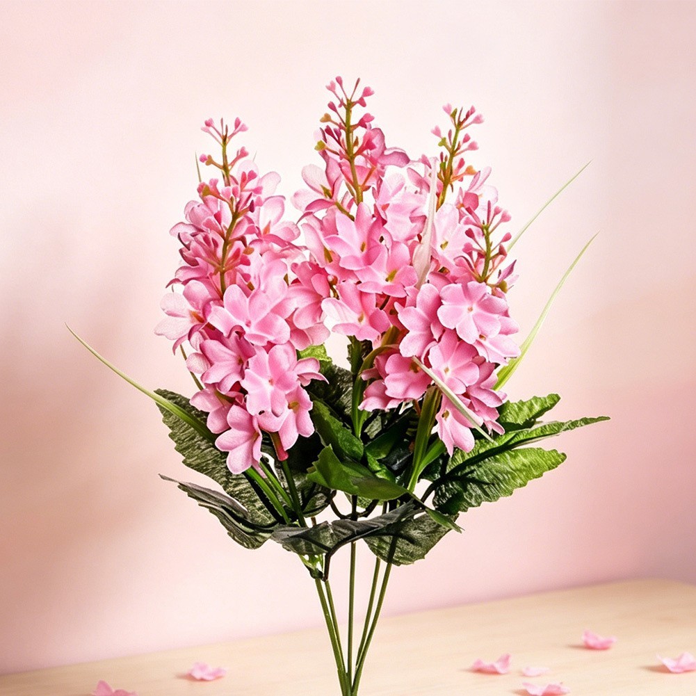 Silk Hyacinth Wedding Decor Reception Decor Realistic Look High-fidelity Silk