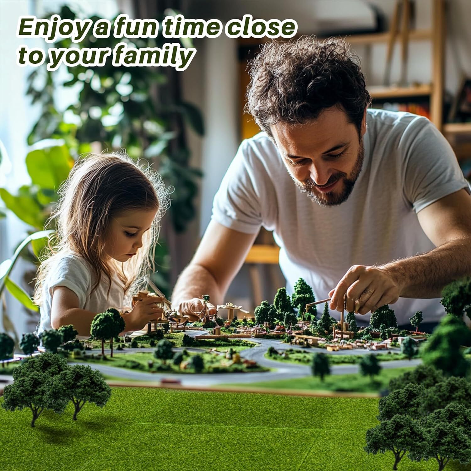 Fake Grass Decor – 6PCS Artificial Grass Faux Plastic Fairy Garden Grass for
