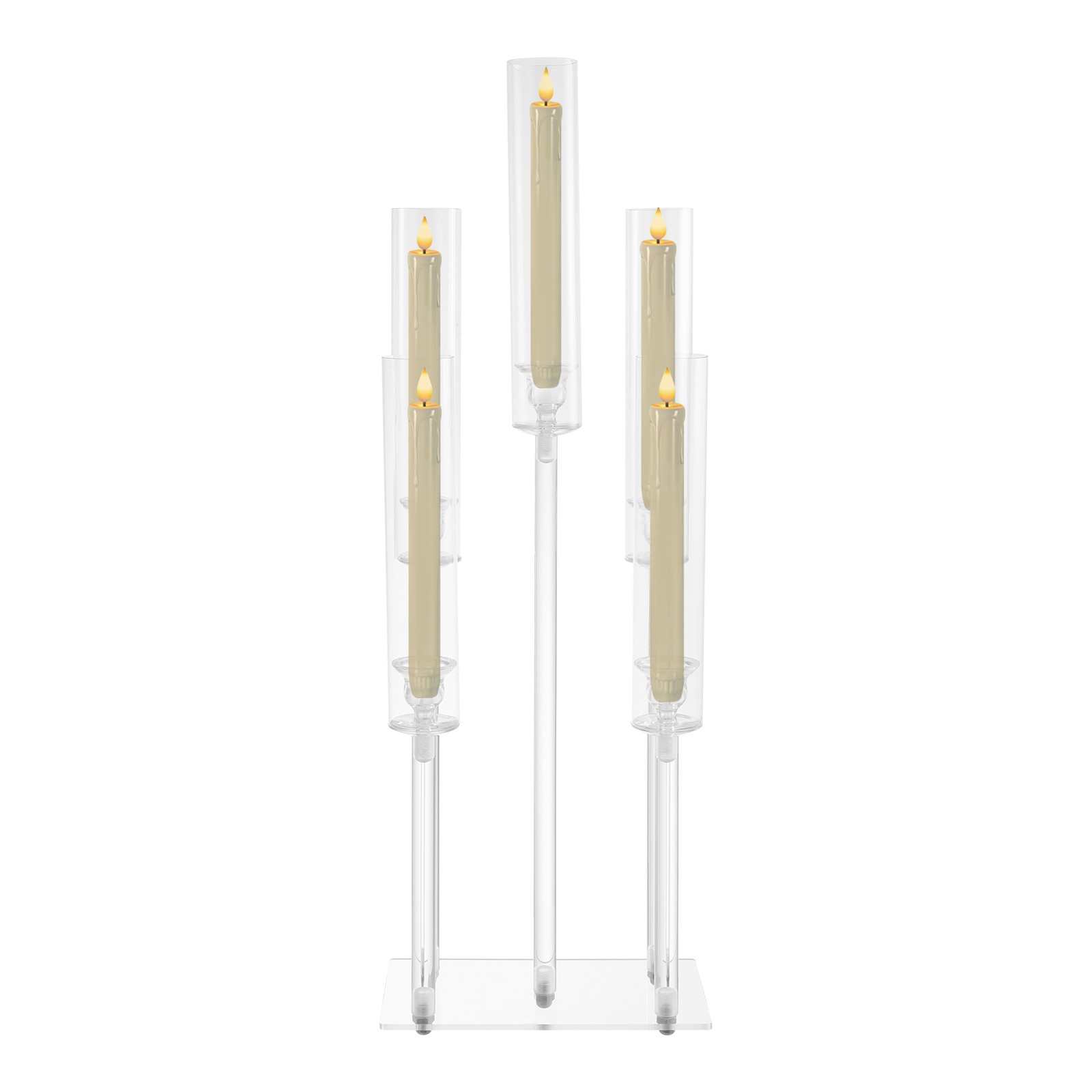 Acrylic Candle Holder Tabletop Candle Holder Wedding & Party Centerpiece Decor