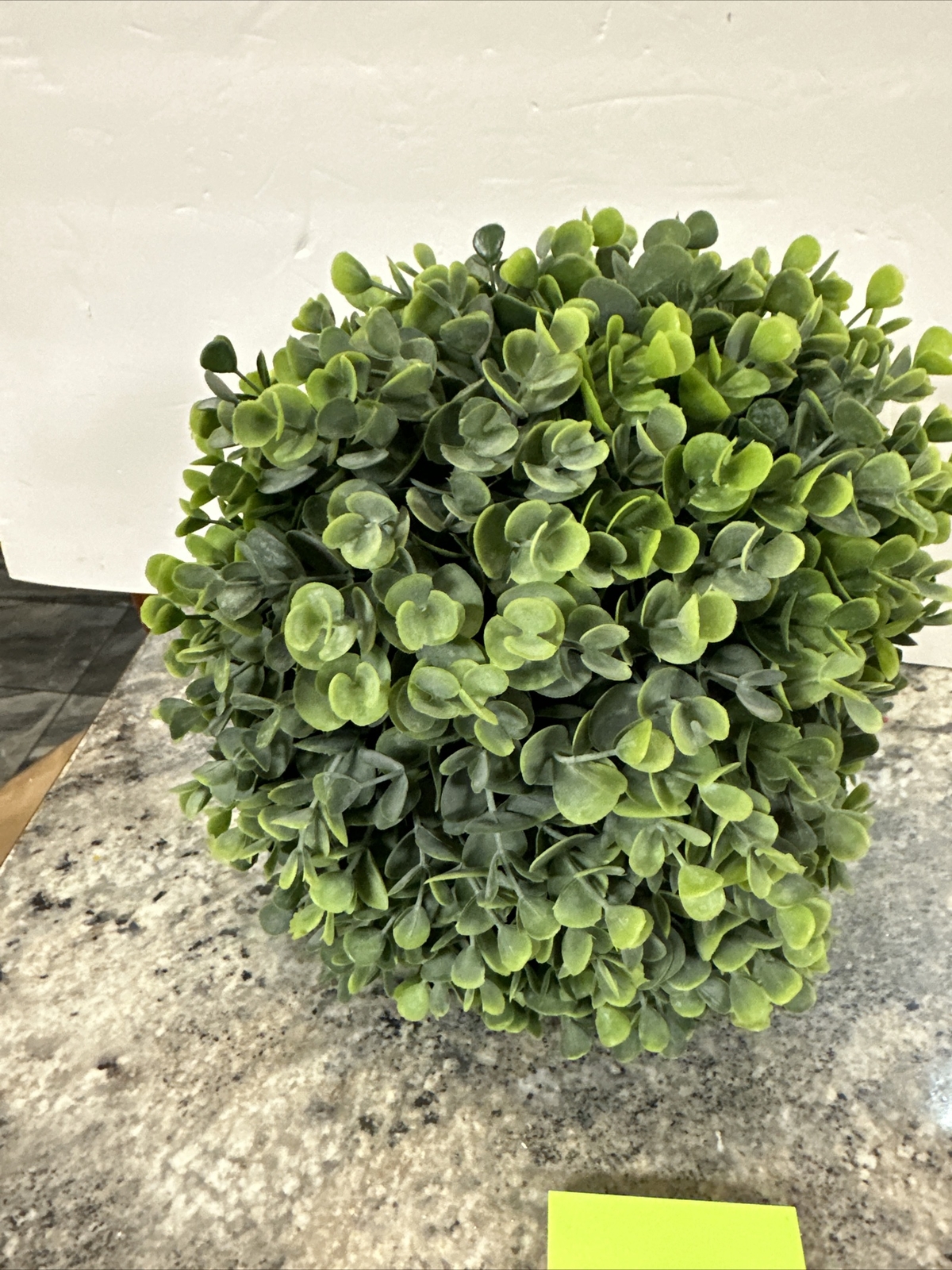 11″ Faux Real Touch Eucalyptus Sphere Green Valerie Parr Hill