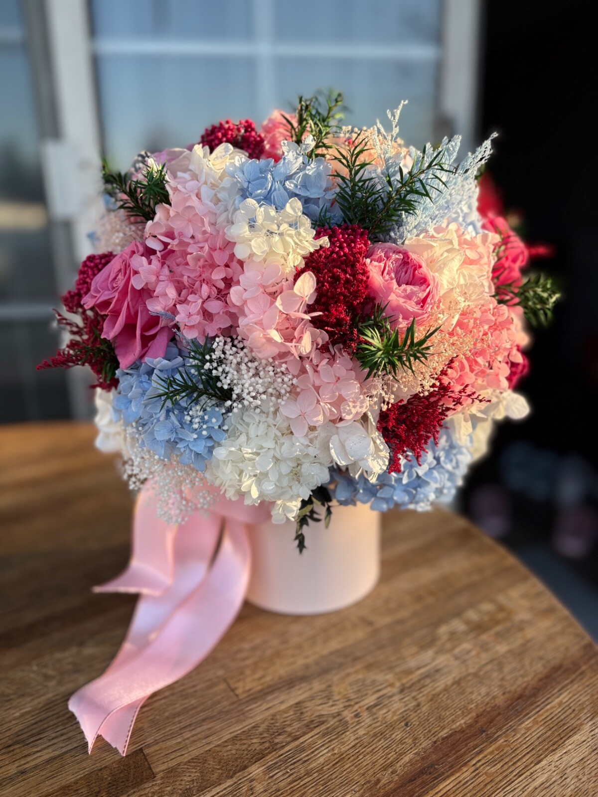 Real Preserved Bouquet, Natural flower, Long-lasting floral gift, Everlasting