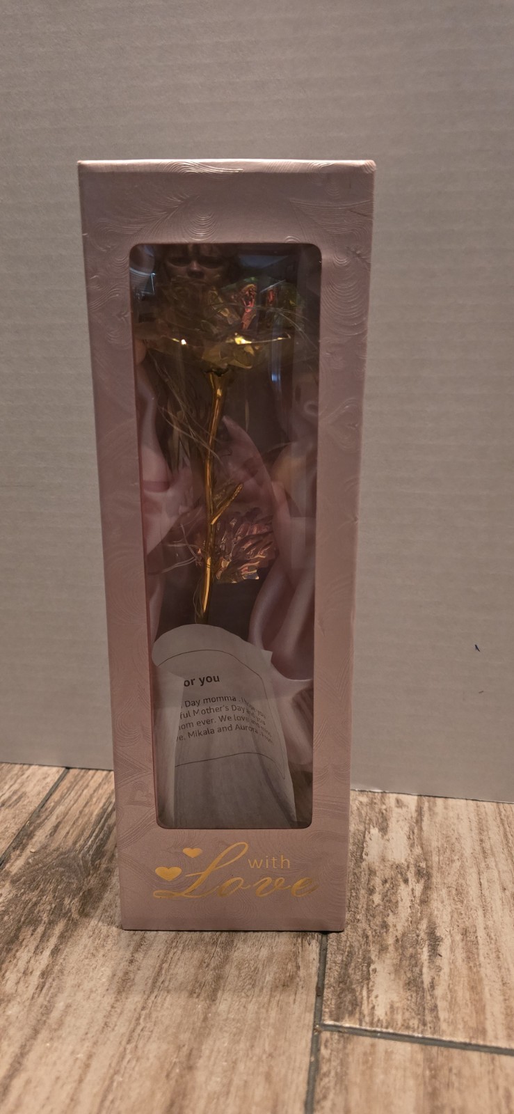 Icreer Colorful Galaxy Rose Gold Foil Artificial Rose in Gift Box Mother’s…