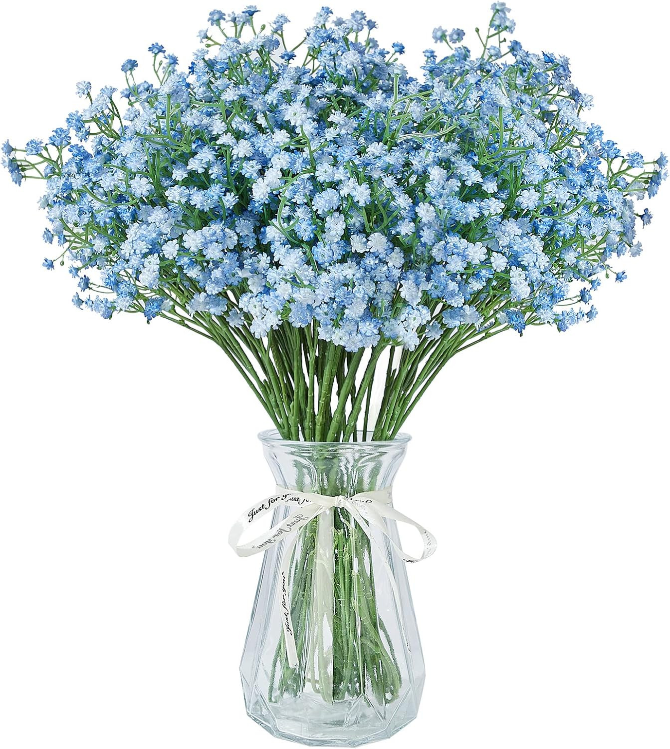 Babys Breath Artificial Flowers,18 Pcs Gypsophila Faux Flowers for Wedding Party