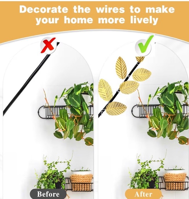 200 Pcs Gold Leaves for Crafts Fake Artificial Rose Leaf DIY Wreaths Wedding