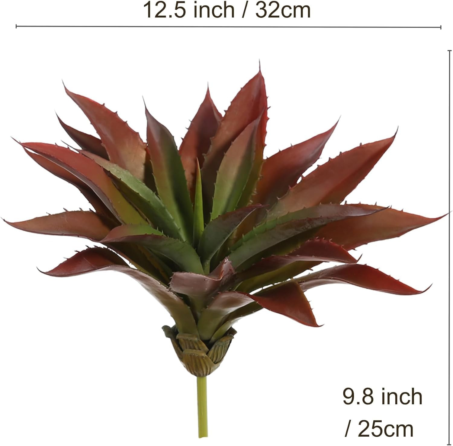 Large Artificial Succulents Aloe Plants Real Touch Fake Flowers Unpotted for Hom