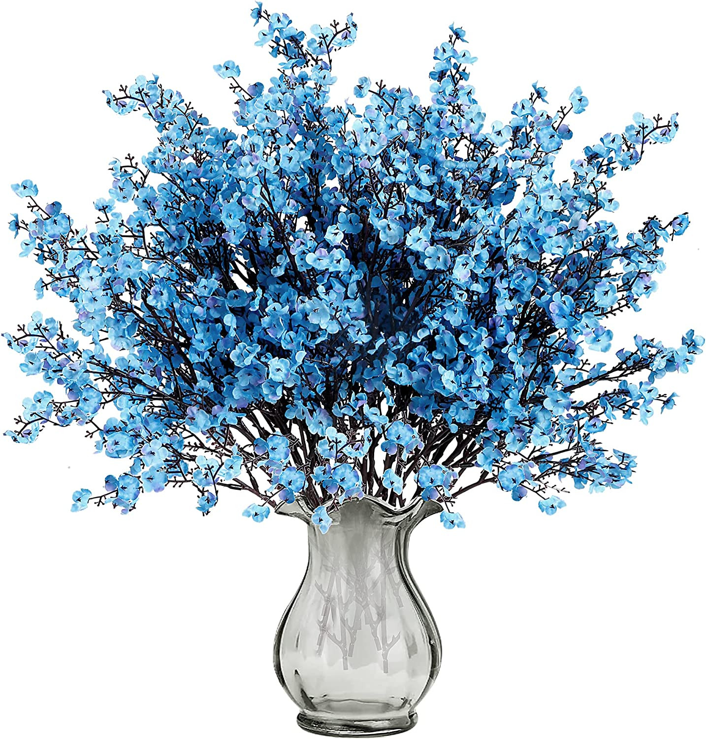 6 Pcs Babys Breath Artificial Flowers Gypsophila Bouquets Bulk Real Touch Fak…