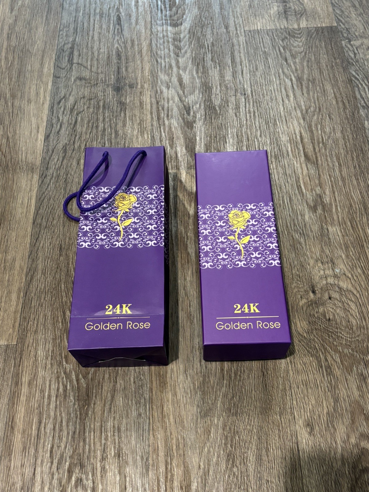 24K Forever Rose Red Rose Gold Dipped Rose 24K Rose Flower with Gift Box and