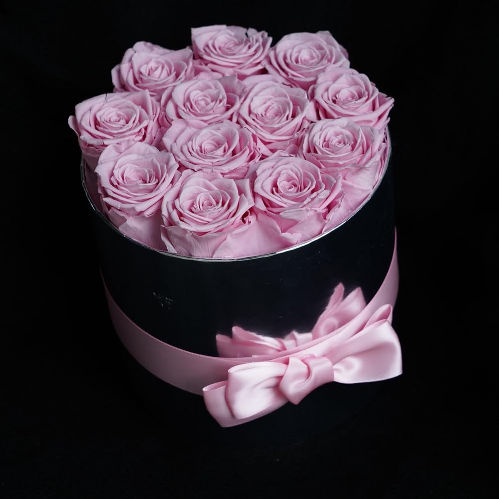 Large Preserved Roses In Box Forever Flowers Real Anniversary Birthday Gift