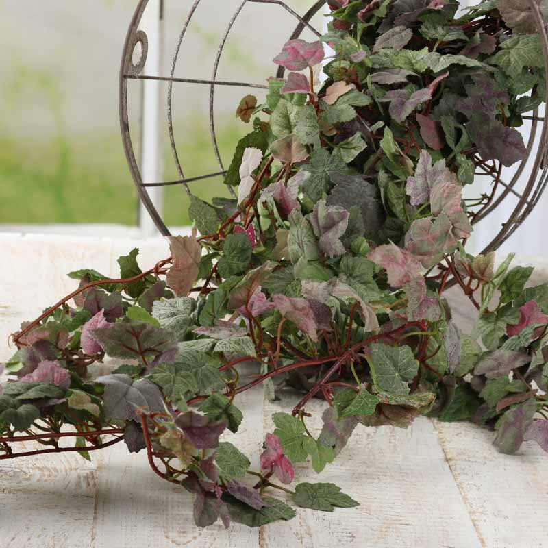 Set of 4 Flocked Artificial 40″ Ivy Vine Floral Bushes