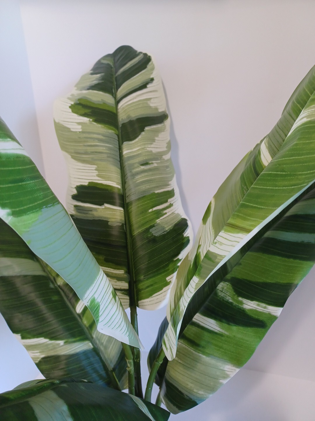 Banana Leaf Potted Houseplant, 30″ X 24″, Silk Craft, Brand New