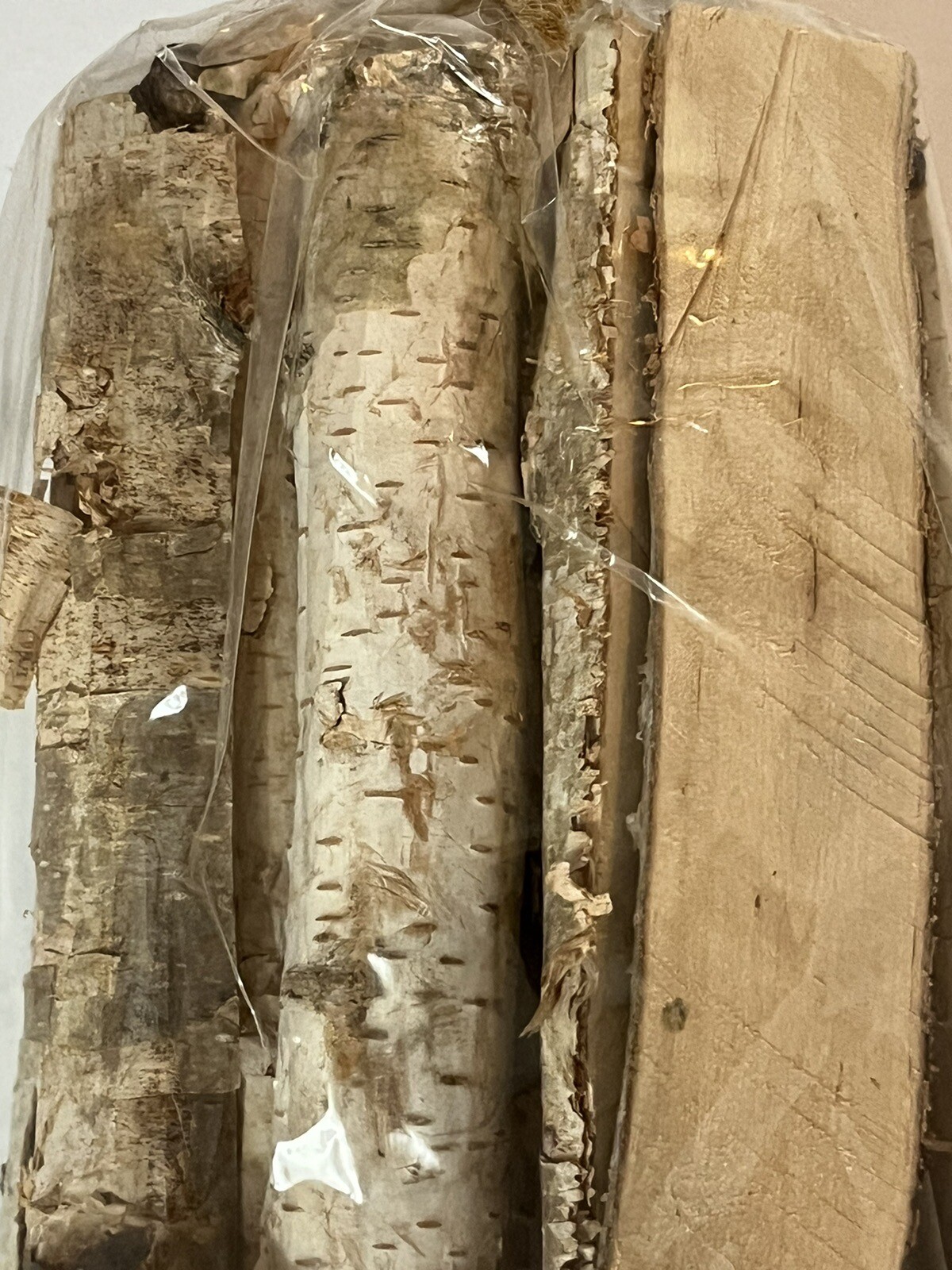 Pottery Barn Birch Decorative Filler 198g Bag 5” Pieces