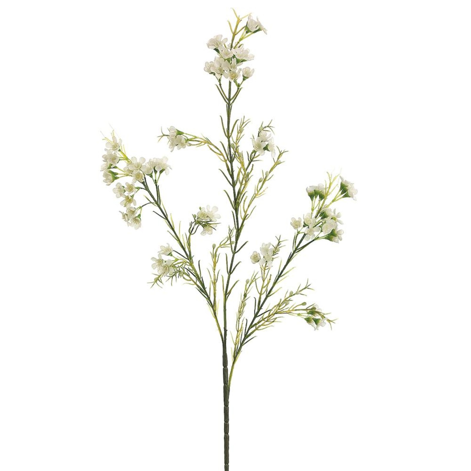 Allstate 27″ Cream and White Waxflower Artificial Decorative Spray