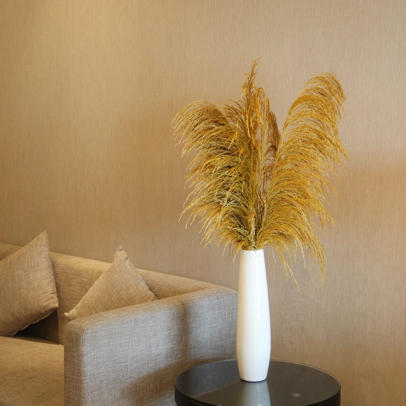 Pampas Grass Decor Tall,Long Pampas, Large Pompas Floral, Elegant Feather Flo…
