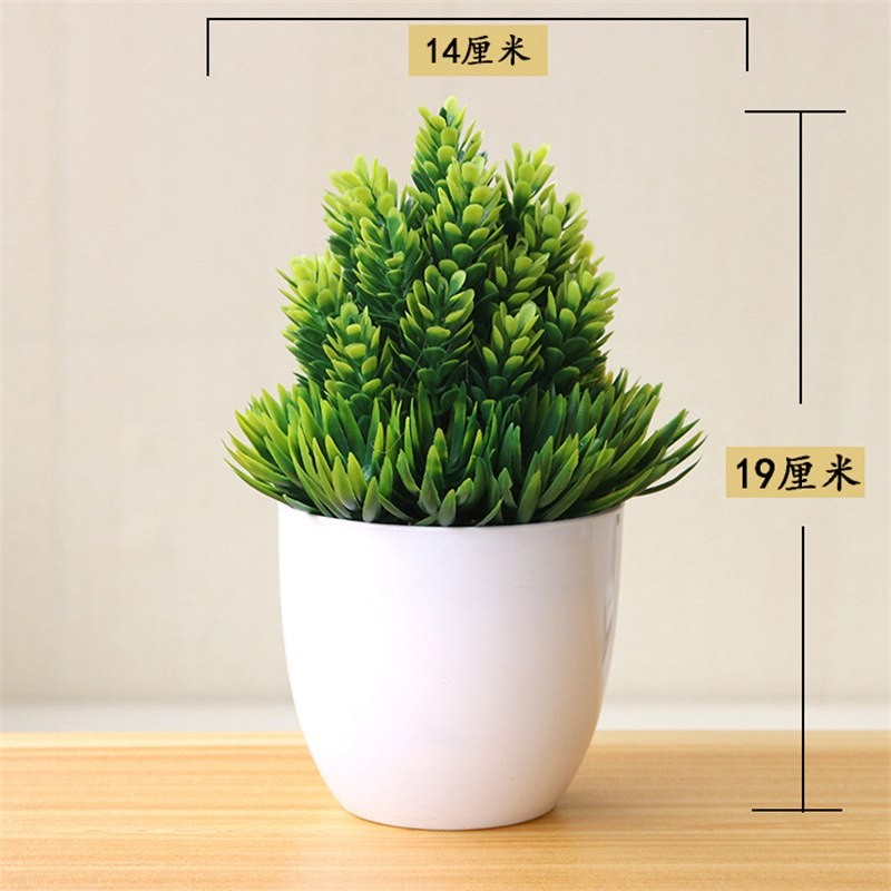 Bonsai Flower Simulation Plant Home Decorative Small Tree Straw Ball Creative