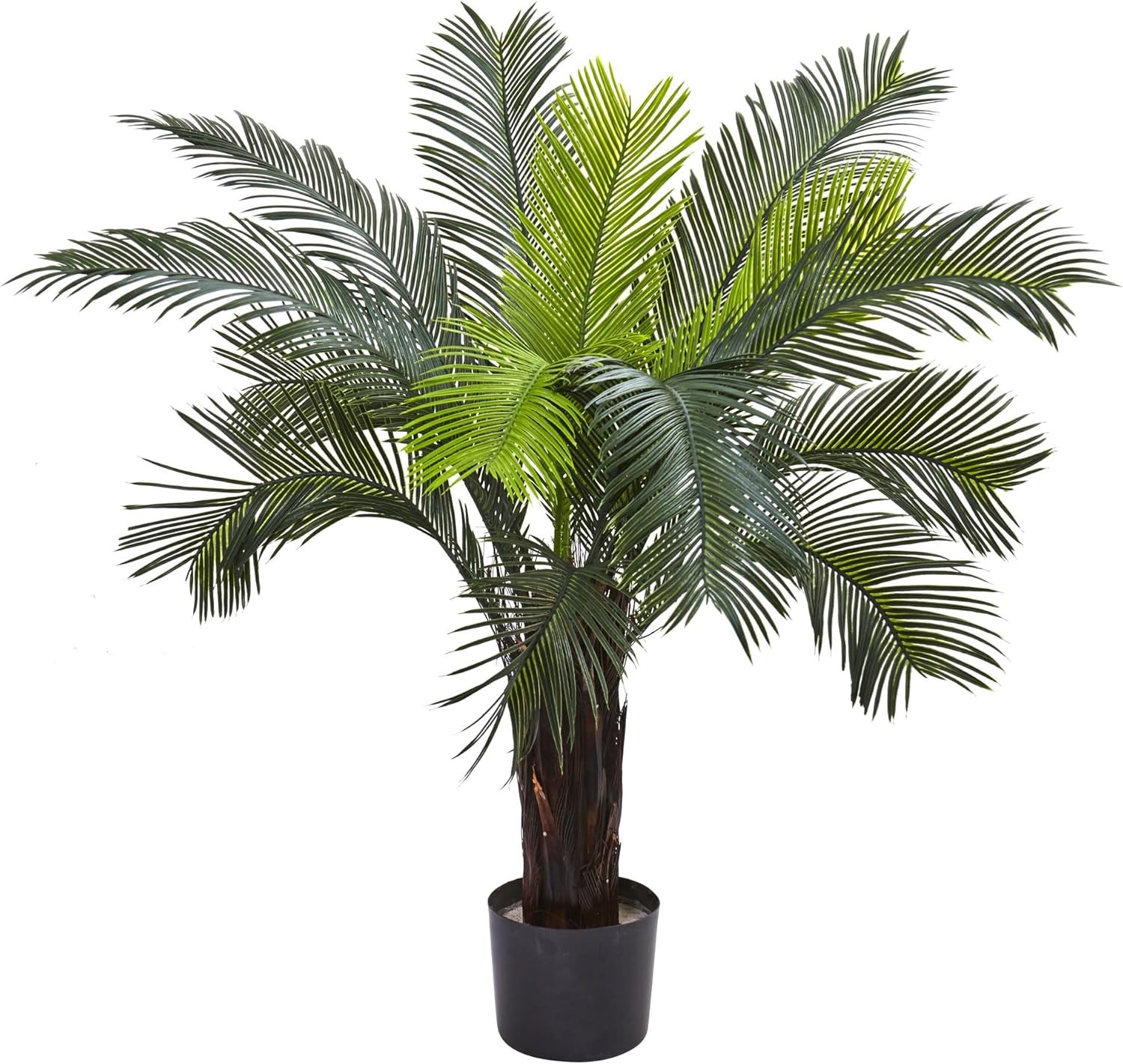 3ft Cycas Artificial Palm Tree UV Resistant Faux Greenery For Indoor Outdoor
