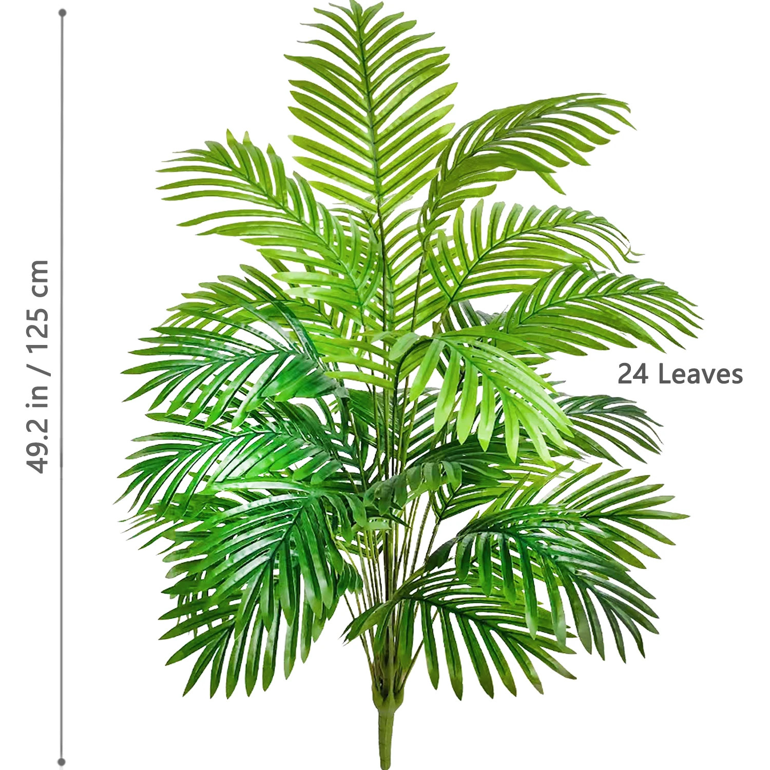 53-123cm Artificial Palm Tree Tropical Green Fake Plant Home Garden Decor