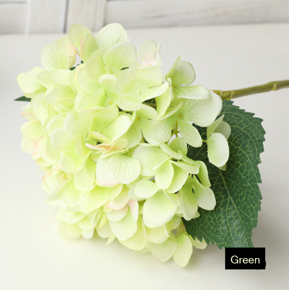 5 pcs Hydrangea Artificial 18″ Royal Real Touch Hydrangea Heads with Stems