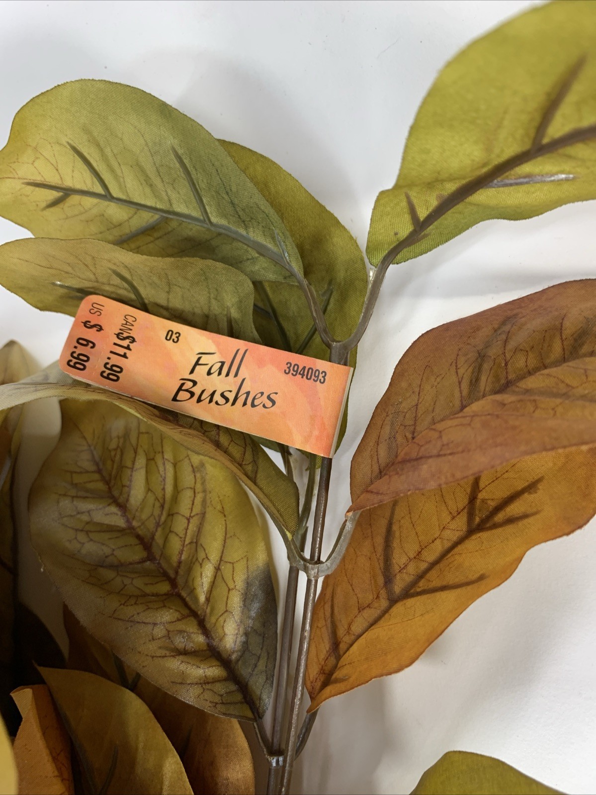 2- BRAND NEW MICHAELS STORES FALL BUSHES 11 STEMS EACH RARE MAGNOLIA