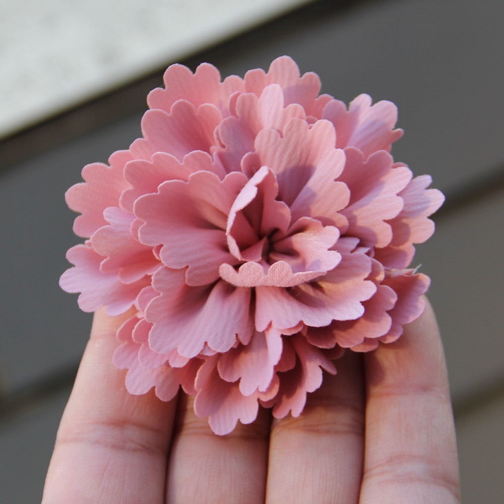 6cm 12Colors Newborn DIY Fashion Chic Shabby Artificial Shaped Fabric Flower
