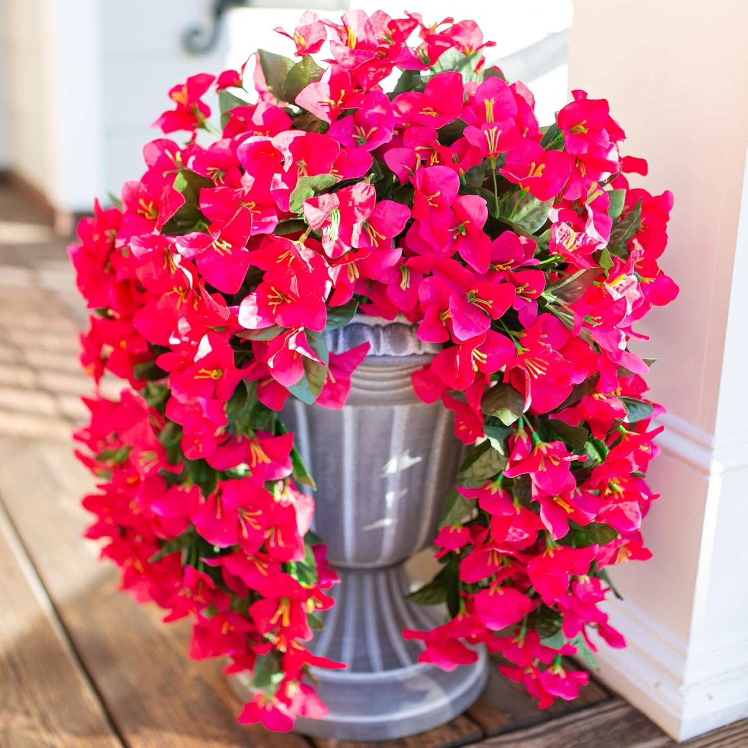Faux Bougainvillea Artificial Flowers Plants for Outdoors outside Decoration