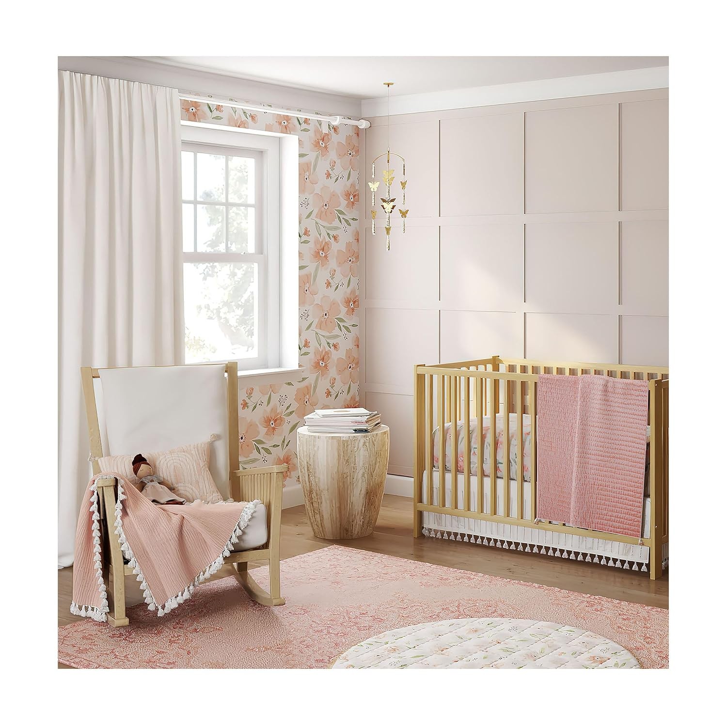 Butterfly Nursery Décor for Boys and Girls, Ceiling Hanging, 6′ x 6′ X 36′