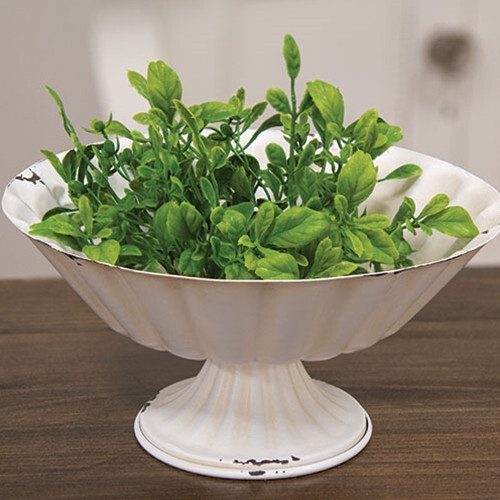 Fresh Sprouted English Boxwood Taper Candle Ring 1″ Inner Dia. Greenery Floral