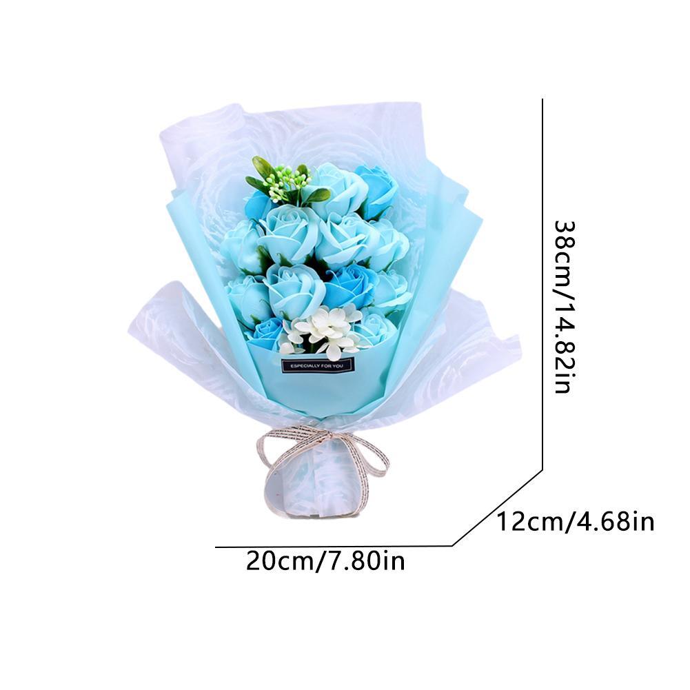 Soap Bouquet Realistic Floral Soap Flower Gift Bouquet Valentine’s Day