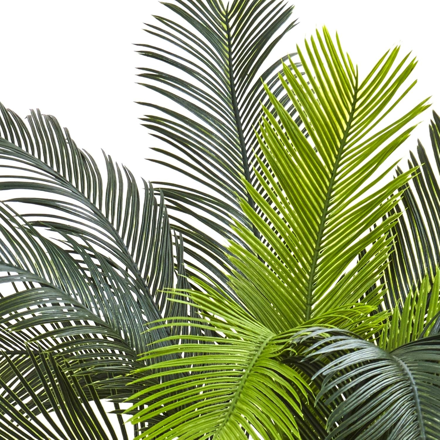 3ft Cycas Artificial Palm Tree UV Resistant Faux Greenery For Indoor Outdoor