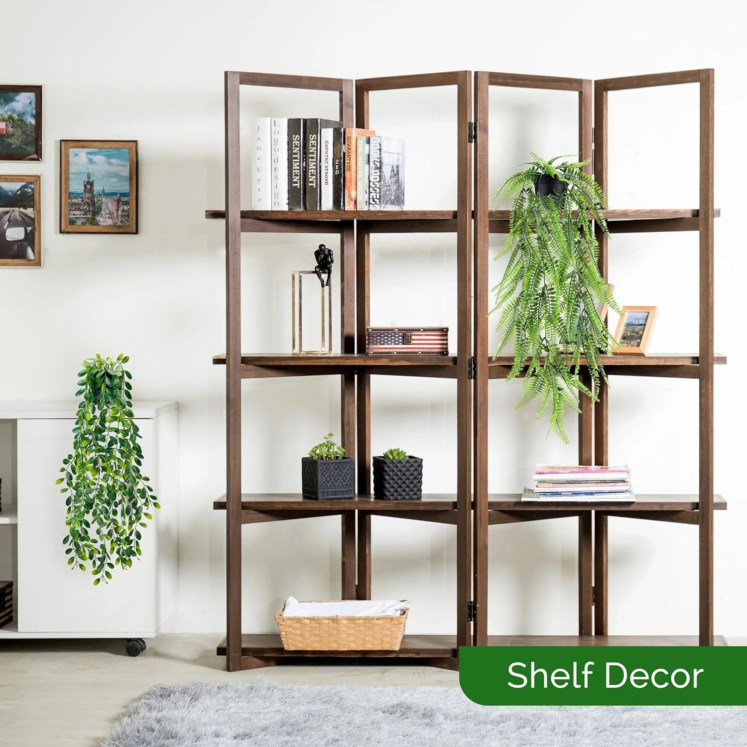 Versatile 6pcs Hanging Faux Plants – Perfect Eucalyptus Vines for Stylish Spaces