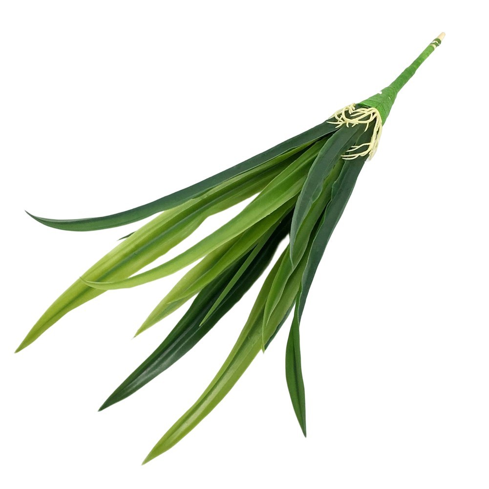 45cm Realistic Orchid Leaves Plastic Green Foliage for DIY Floral Arrangements