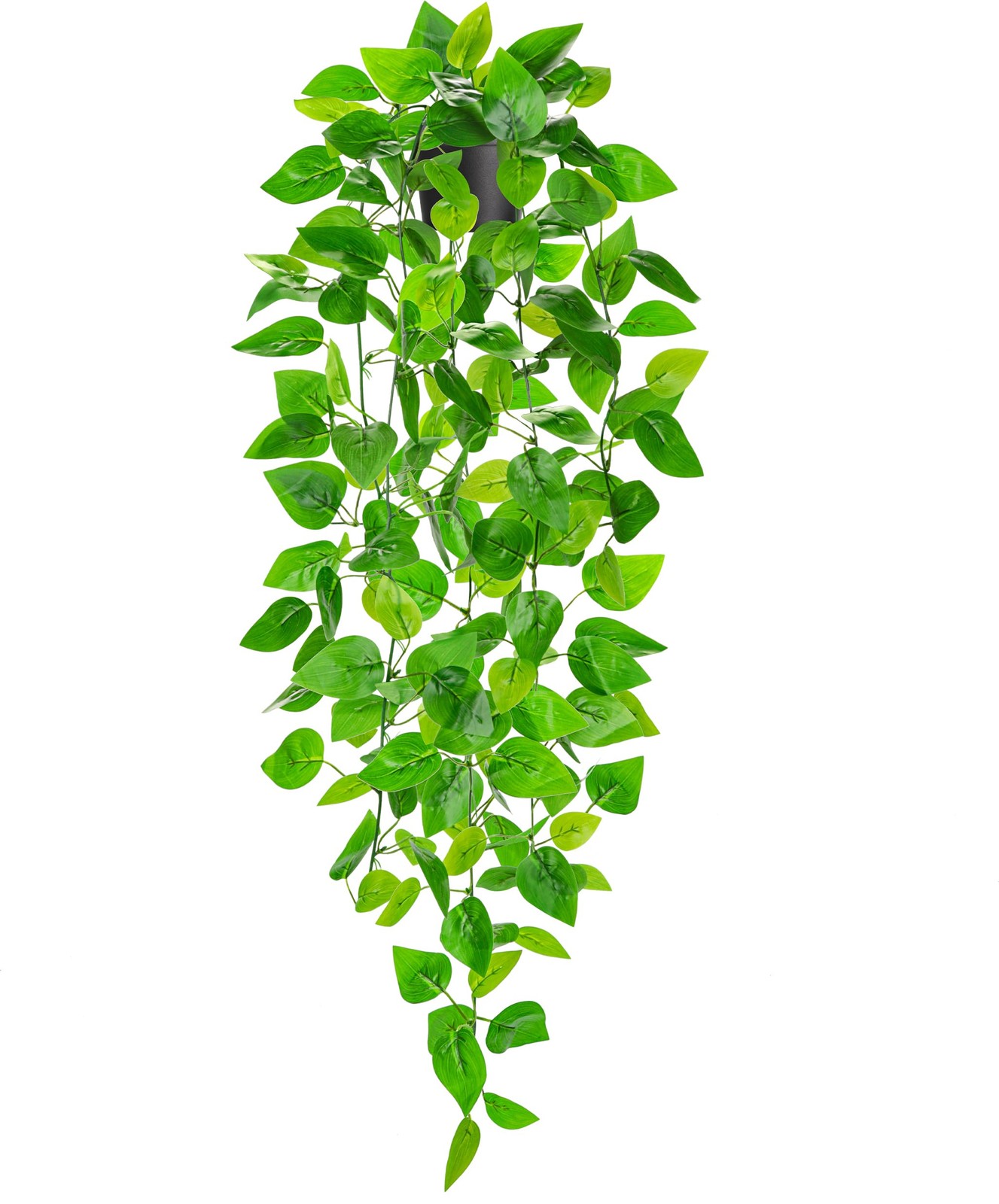34 Inch Artificial Hanging Plant Faux Pothos Vine Wall Shelf Decor