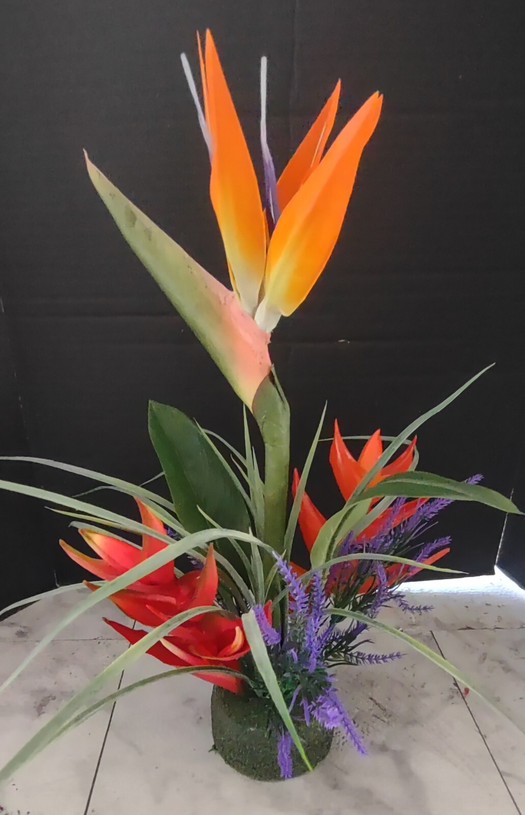 Potted Artificial bird of paradise table decoration, weddings, centerpiece OR