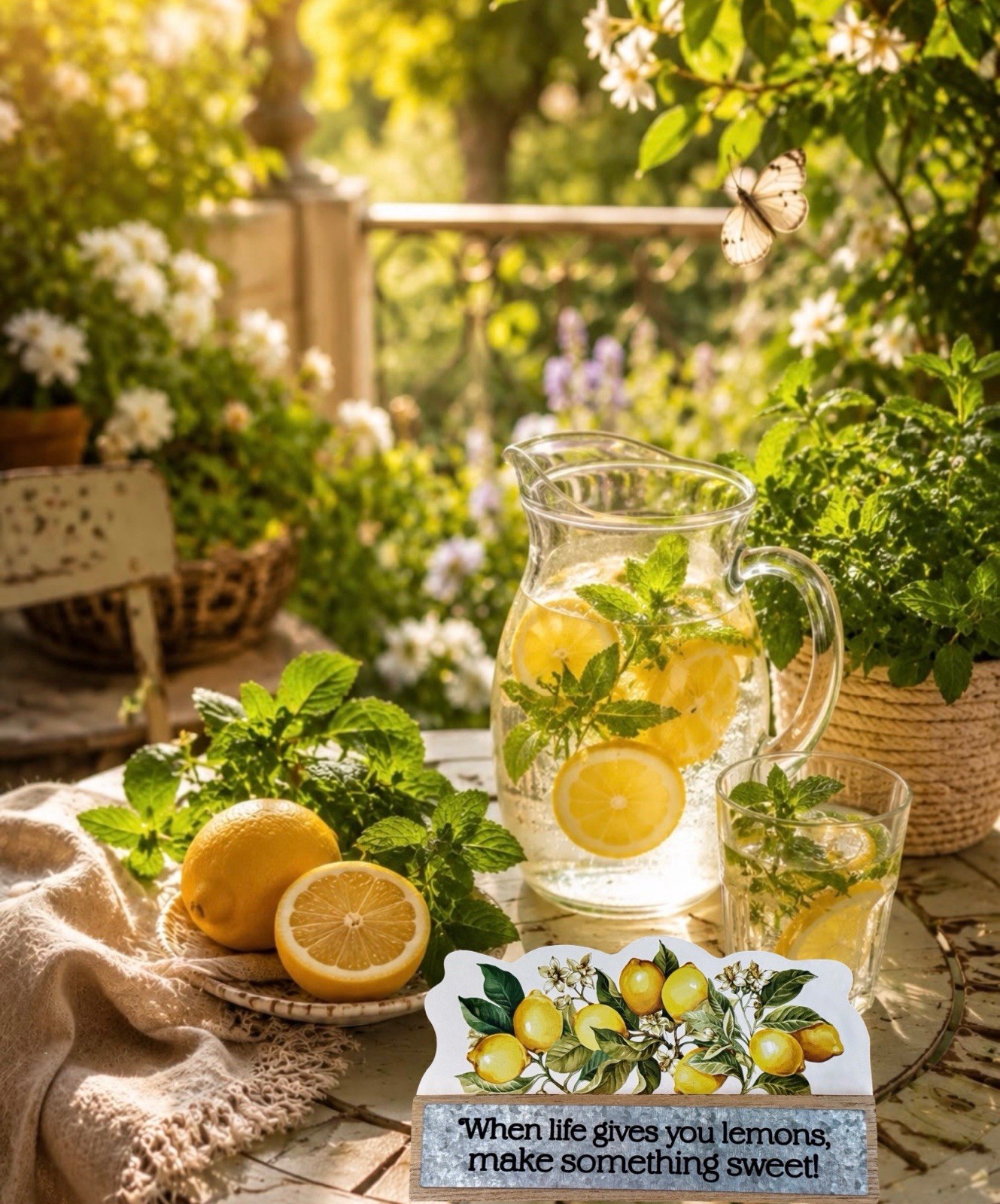 Lemon Table Centerpiece Decor Amalfi Coast Decoration RARE – Kitchen Wall Window