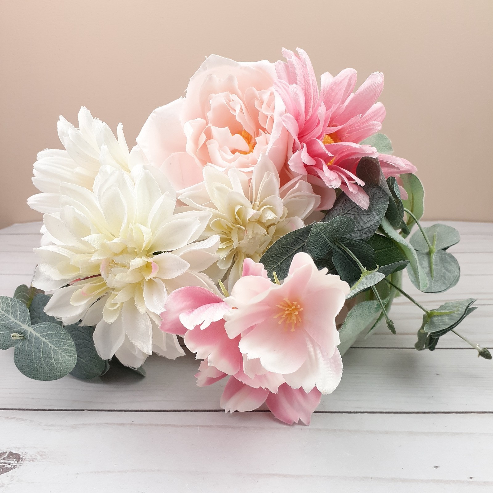 Flower Bouquet Spring Floral Decor Wedding Romantic Pink F15