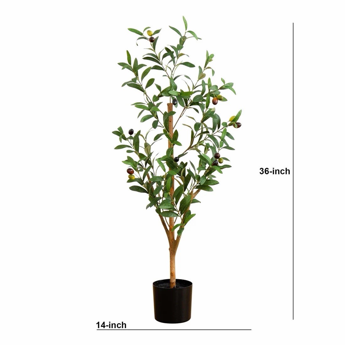 3’ Artificial Olive Tree Home Decor