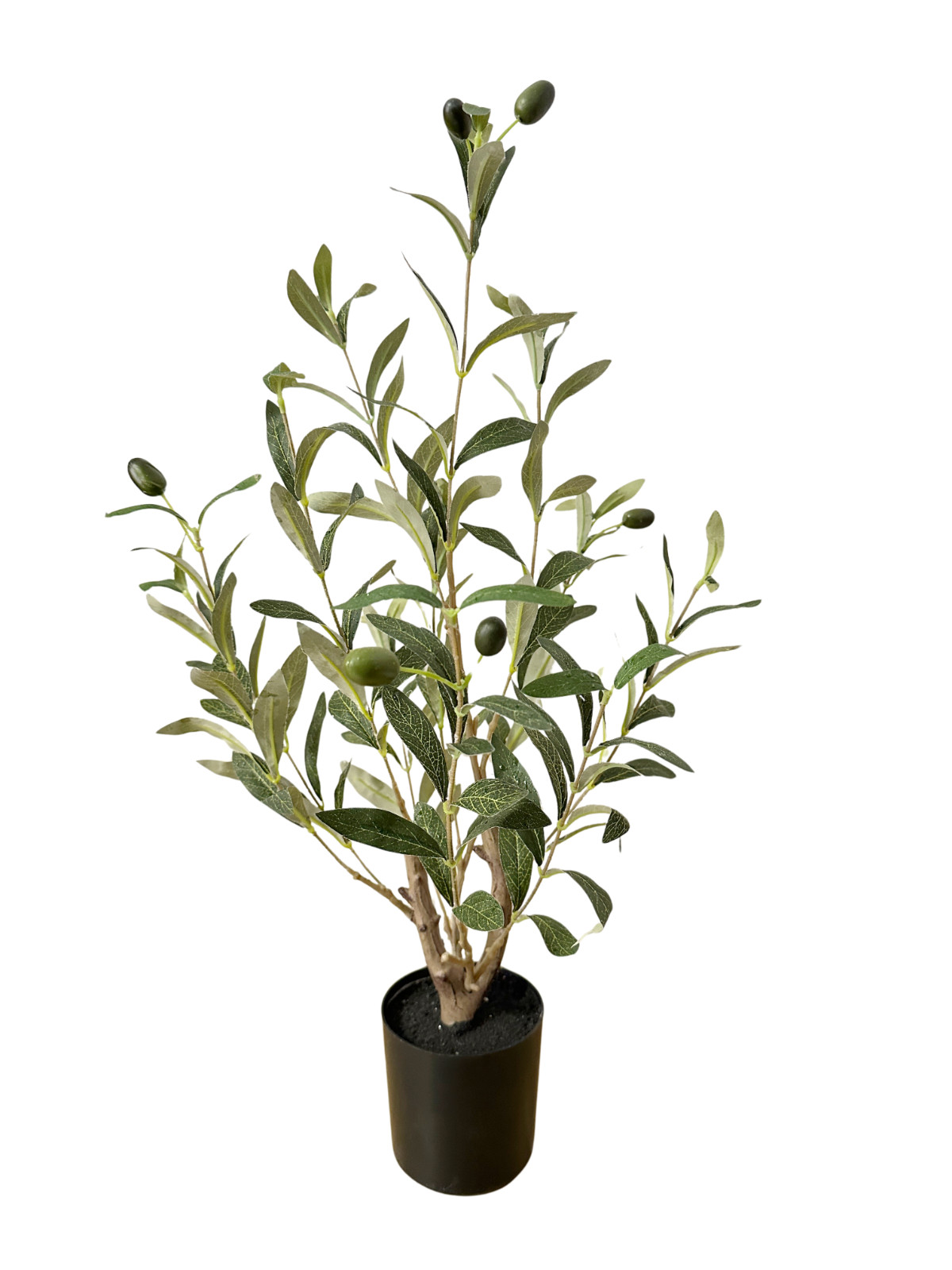 4 FT Artificial Olive Tree with Realistic Green Foliage and Natural Look Indoor