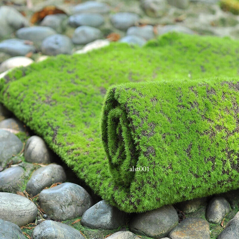 New Artificial Moss, Fake Green Plants, Room and Garden Decoration