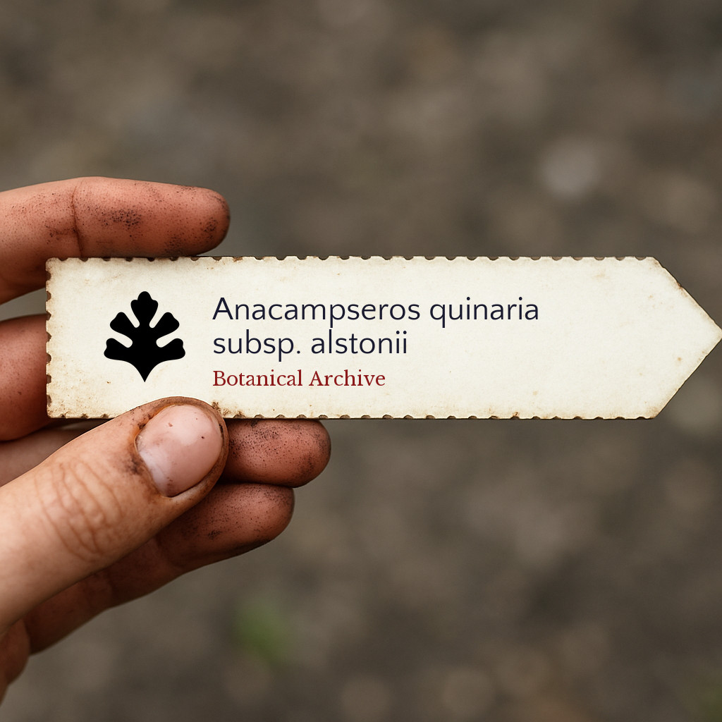 Anacampseros quinaria subsp. alstonii | 10 SEEDS – Sand rose | Anacampseros alst