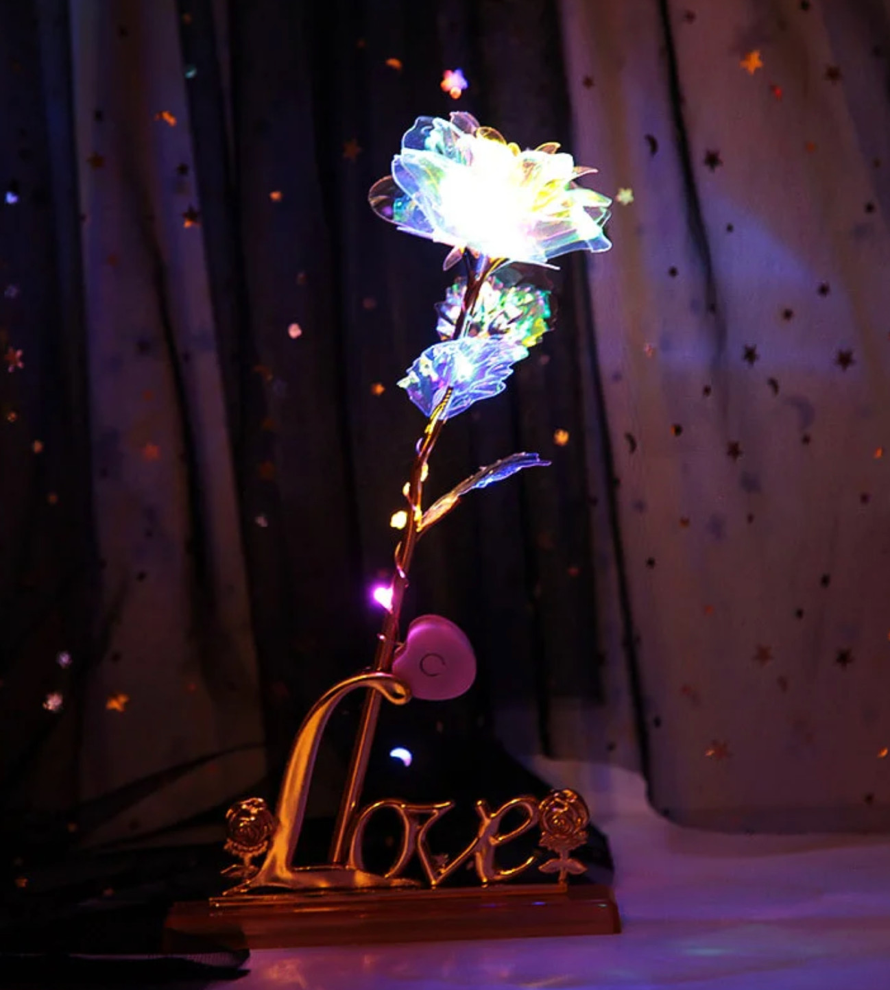 24K Golden Rose, with Gift Box for Mother’s Day and Valentim Day